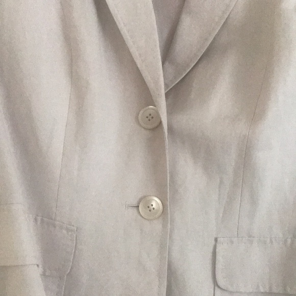 Calvin Klein linen jacket sz 16 - Picture 3 of 5